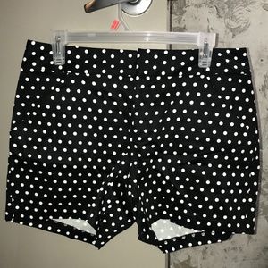 Black & White Polka Dot Shorts